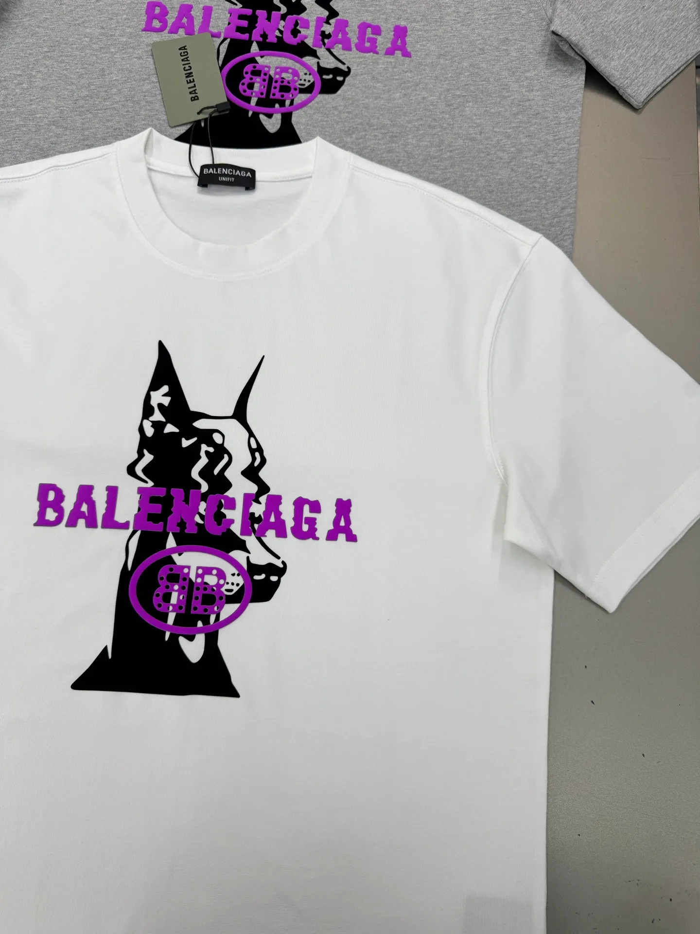 ⚜️Balenciaga New Arrival T. Same Style❤️New Arrival T ， 280g ， Breathable， ！ Black +Purple“BALENCIAGA” ， . ✨ ， ， ！ ， ， ！ ！ ：Black. .White.Sizes：S-3XL ‼️（175/145 L）